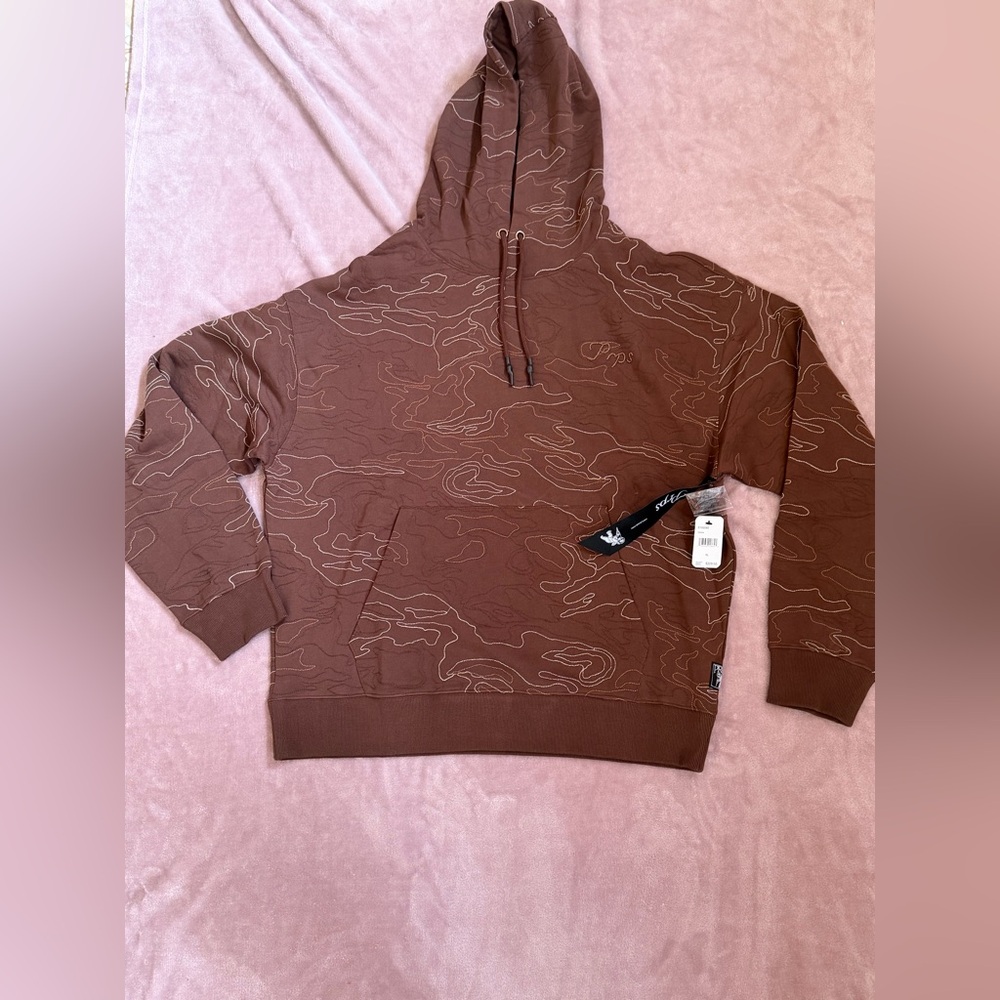 NWT Prps  Beaver Creek Hoodie Top brown size XL
